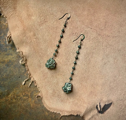 Pyrite Earrings
