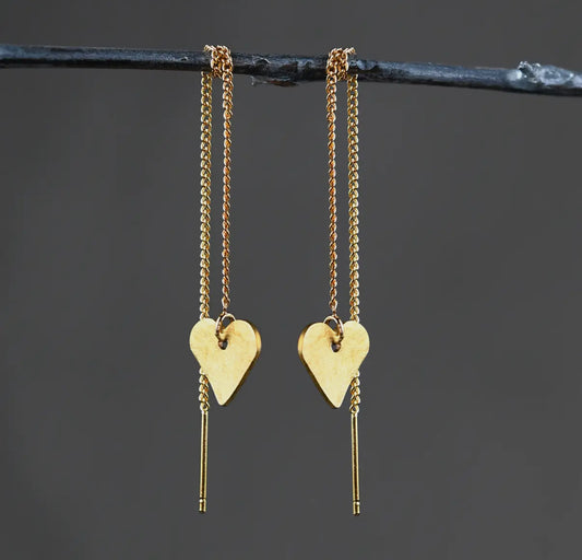 18k Gold Plated Heart
Delicate Threader