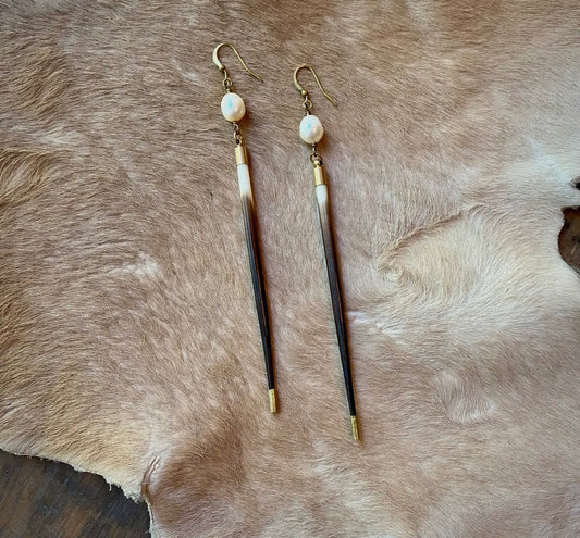 The Porcupine Pearl Earrings