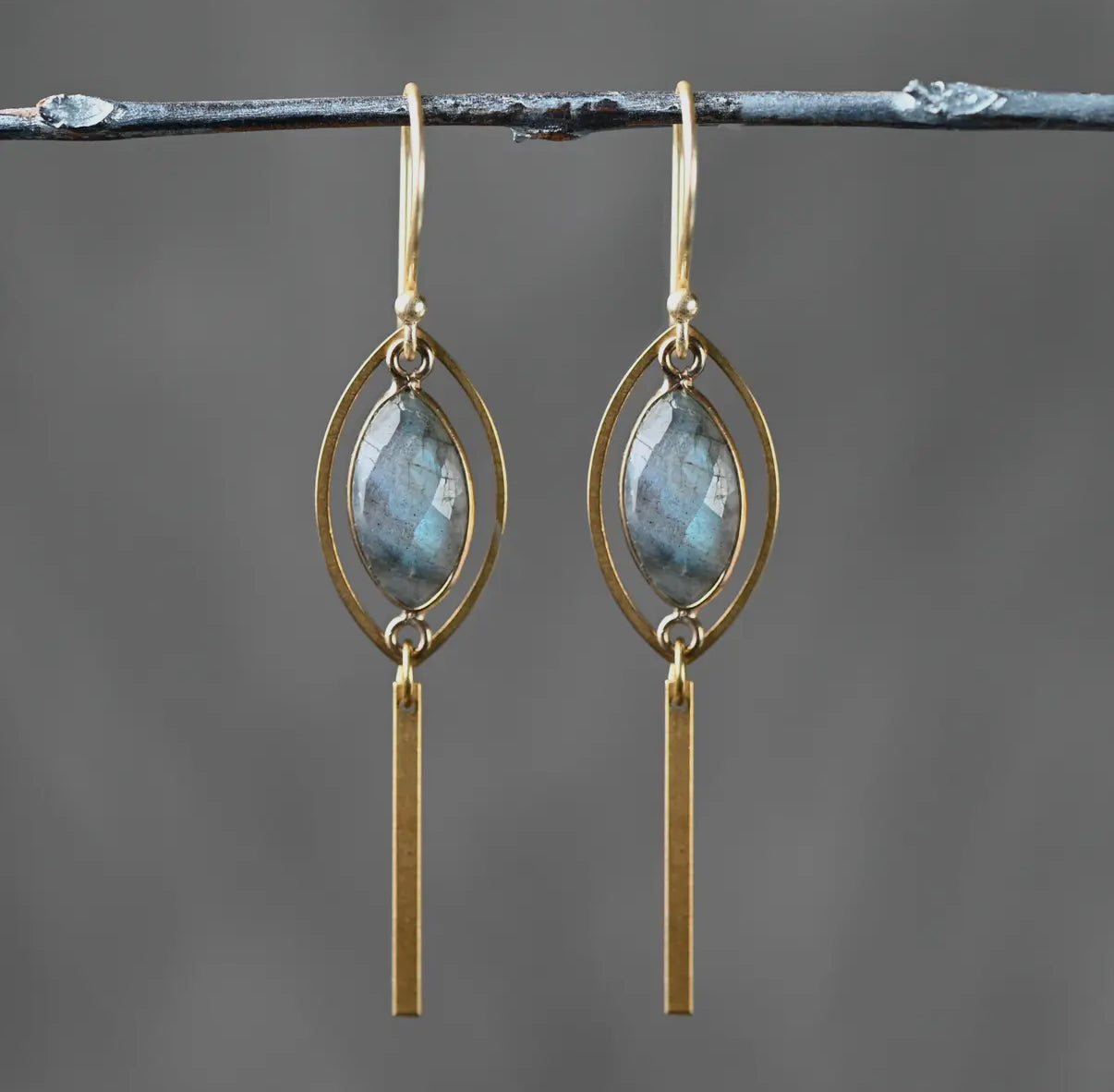 Brass Marquise w/ Marquise
Semi Precious