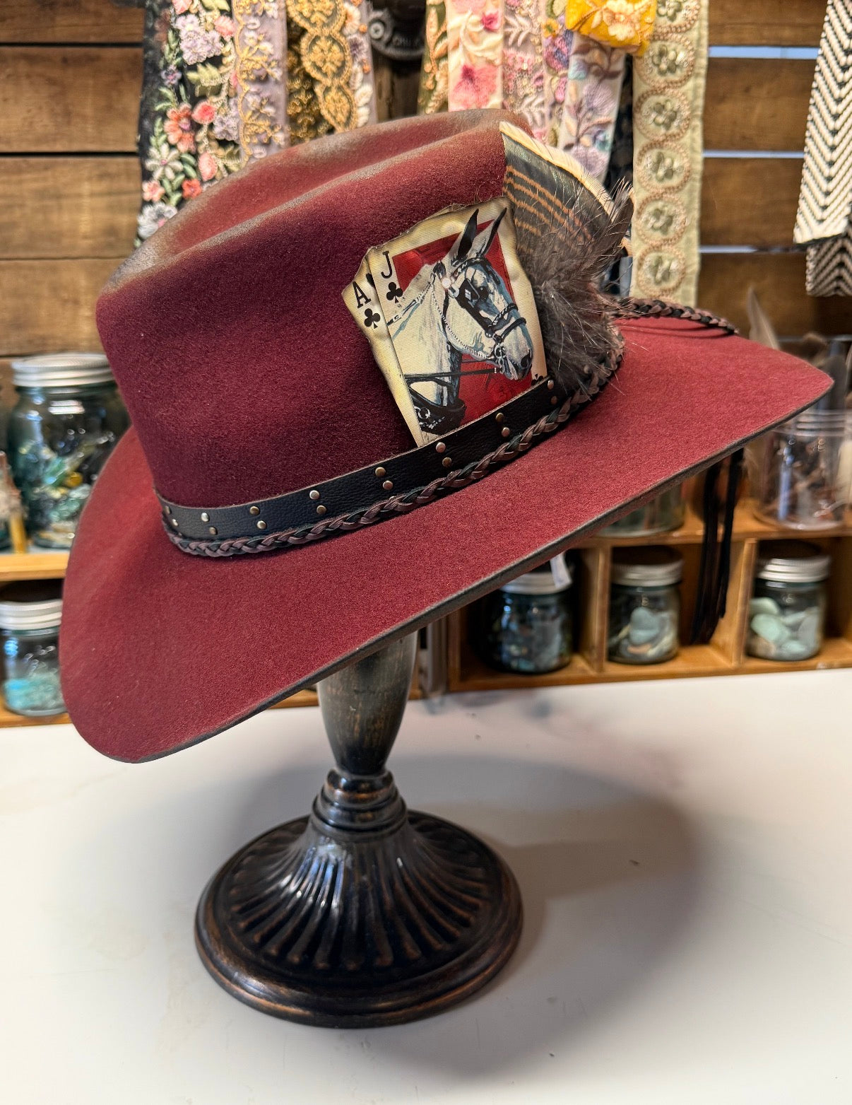 1- The White Horse Wool Hat