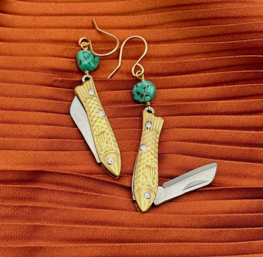 Handmade Feeesh Billie Earrings