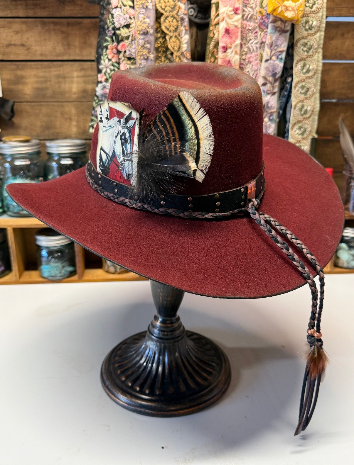 1- The White Horse Wool Hat