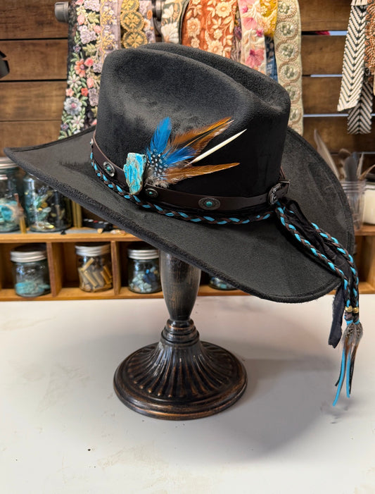 1- The Blue Feather Ridge Hat
