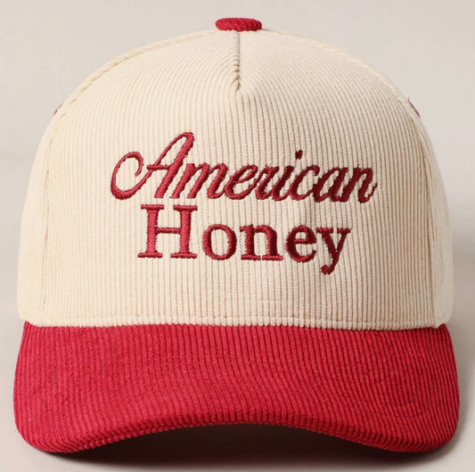 4- American Honey Corduroy
Trucker Baseball Cap