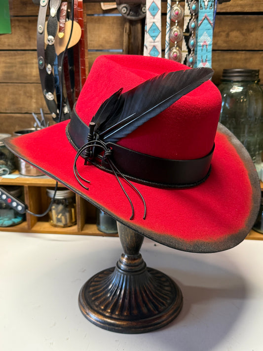 1- The Red Rein Wool Hat