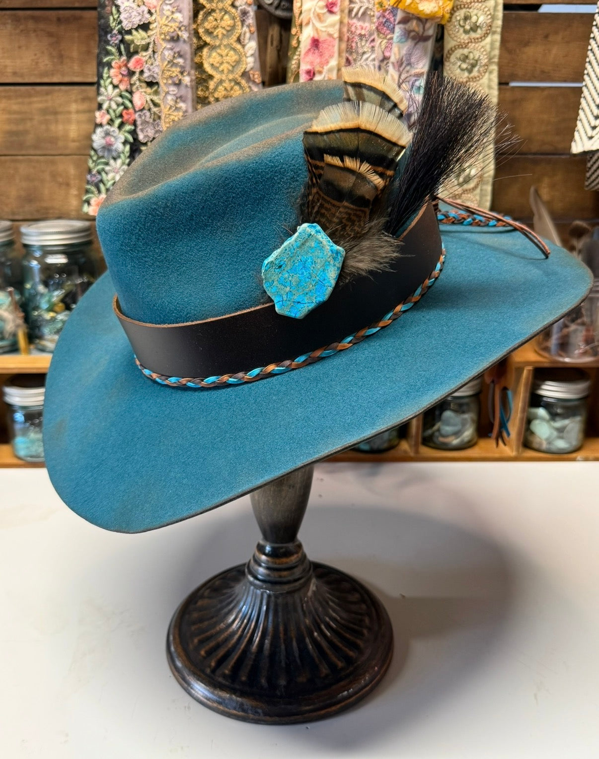 1- The Turquoise Tide Wool Hat