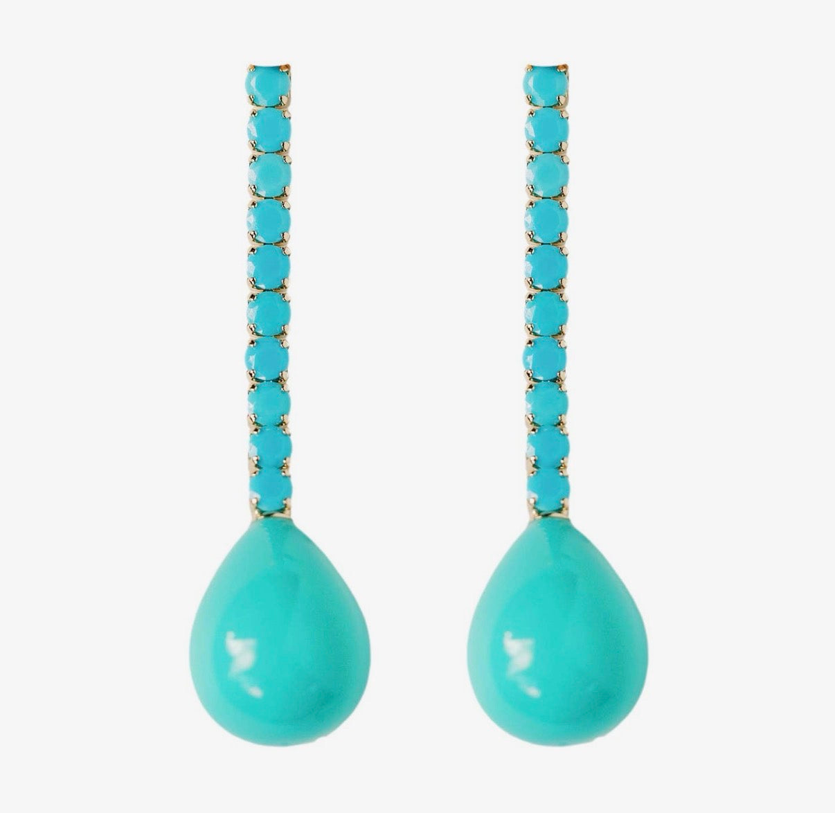 Turquoise Swingy Earrings
