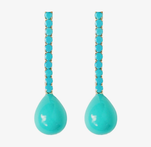 Turquoise Swingy Earrings