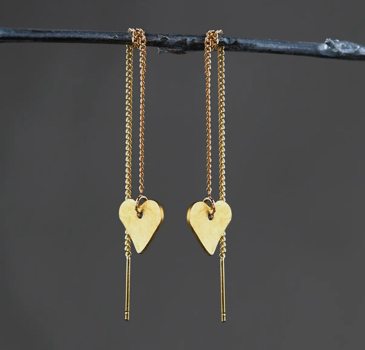 18k Gold Plated Heart
Delicate Threader