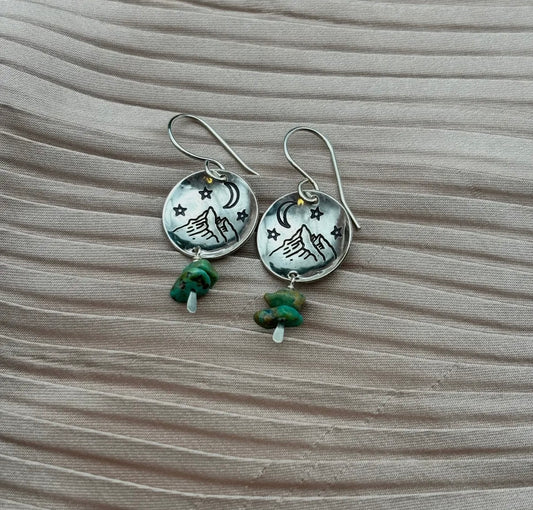 The Starry Night Earrings