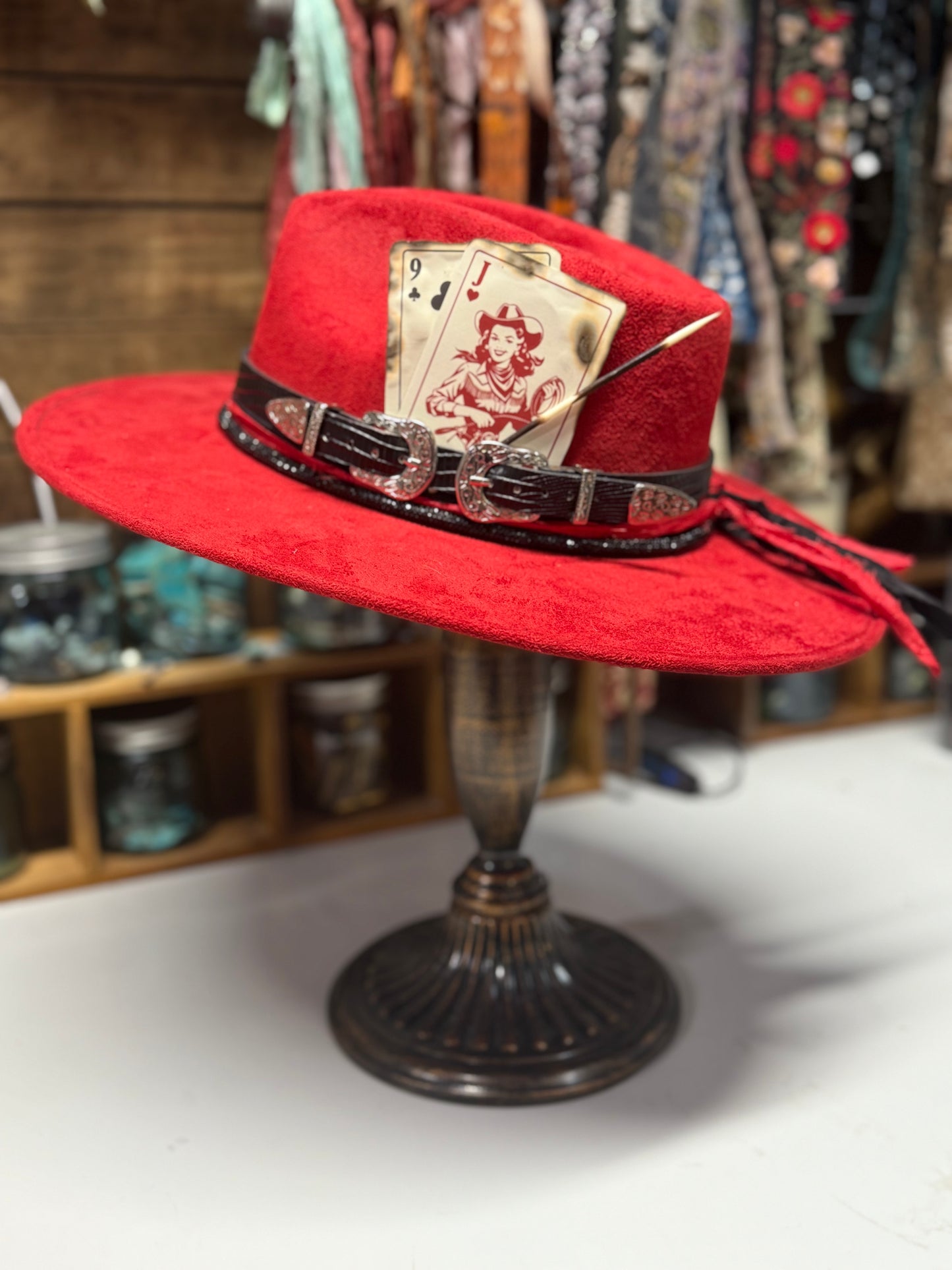 The Crimson Gambler Hat
