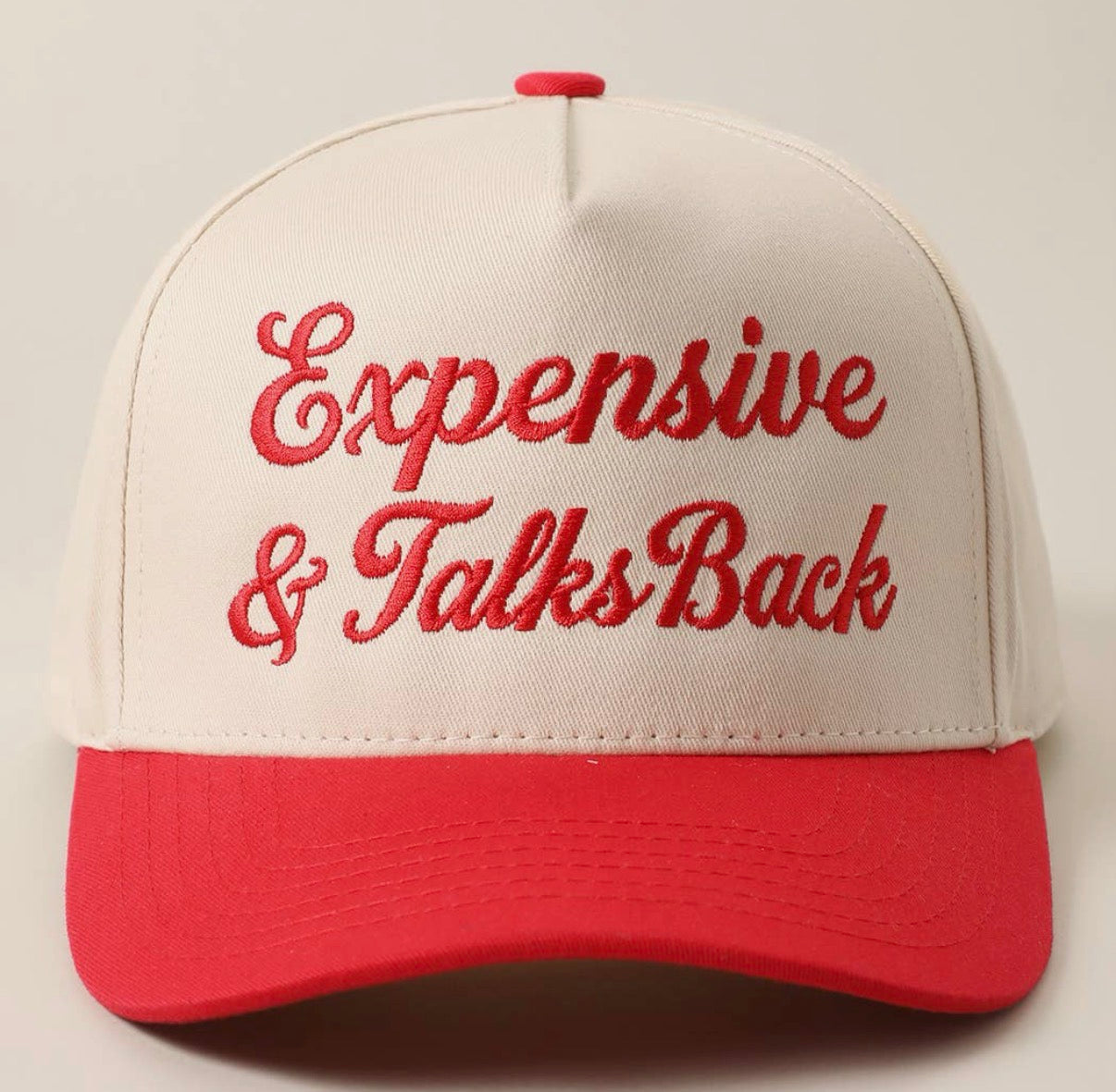 4- Expensive & Talks Back Hat