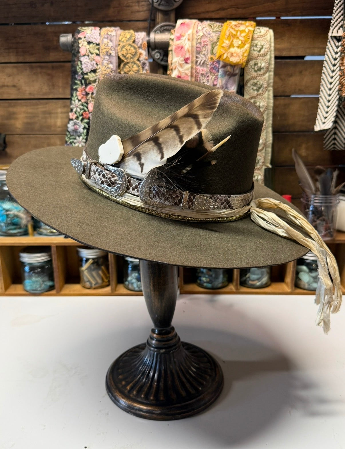 1- The White Stone Trail Wool Hat