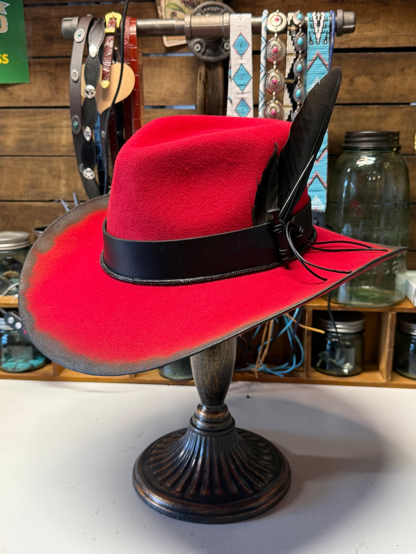1- The Red Rein Wool Hat