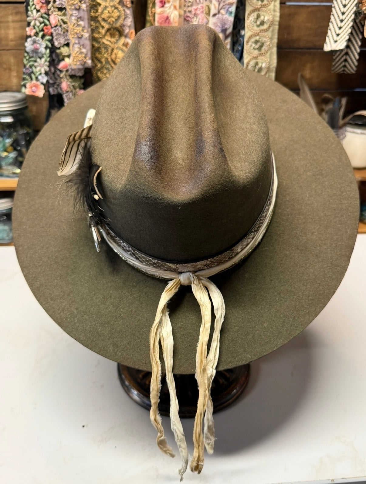 1- The White Stone Trail Wool Hat