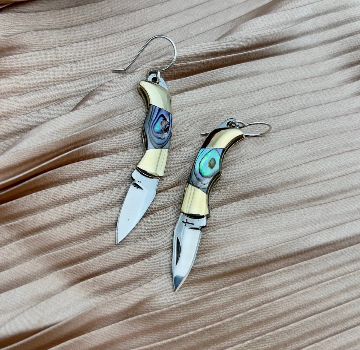 The Billie Earrings (Abalone)