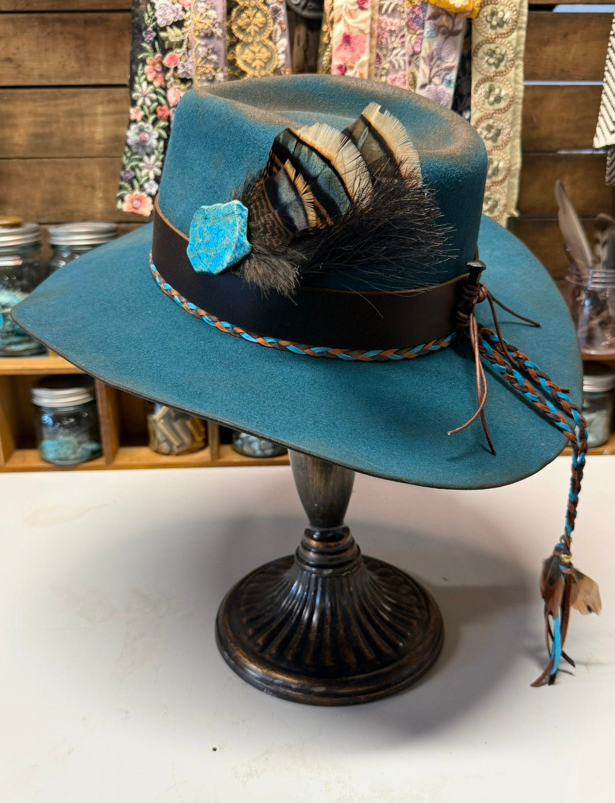 1- The Turquoise Tide Wool Hat