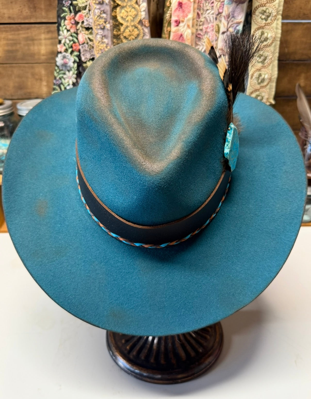 1- The Turquoise Tide Wool Hat
